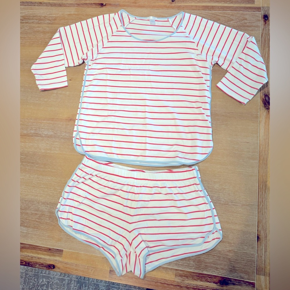 Lake Pajamas. Pima long-shorts set.